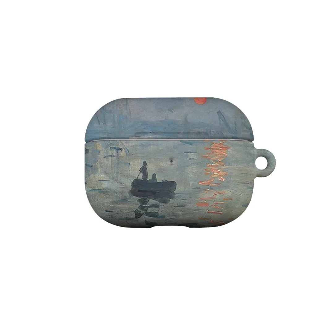 Keshami Compatibility With Apple AirPods Pro 3/Pro 2/AirPods 4/3 PC Matte Hard Shell Artistic Sunrise Scenery