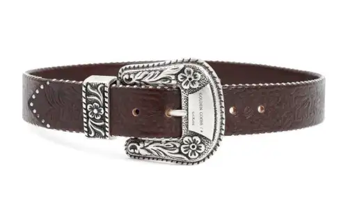 Golden Goose Cow Leather Belts Women's Brown 