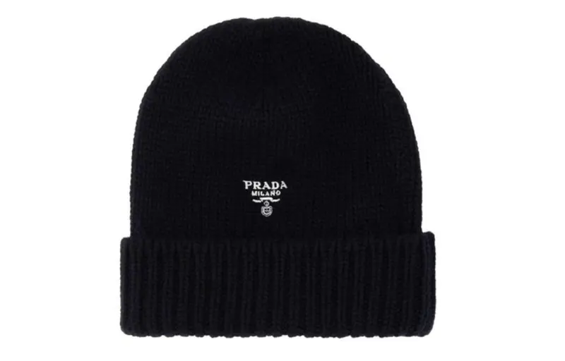 PRADA Beanies Men's Black