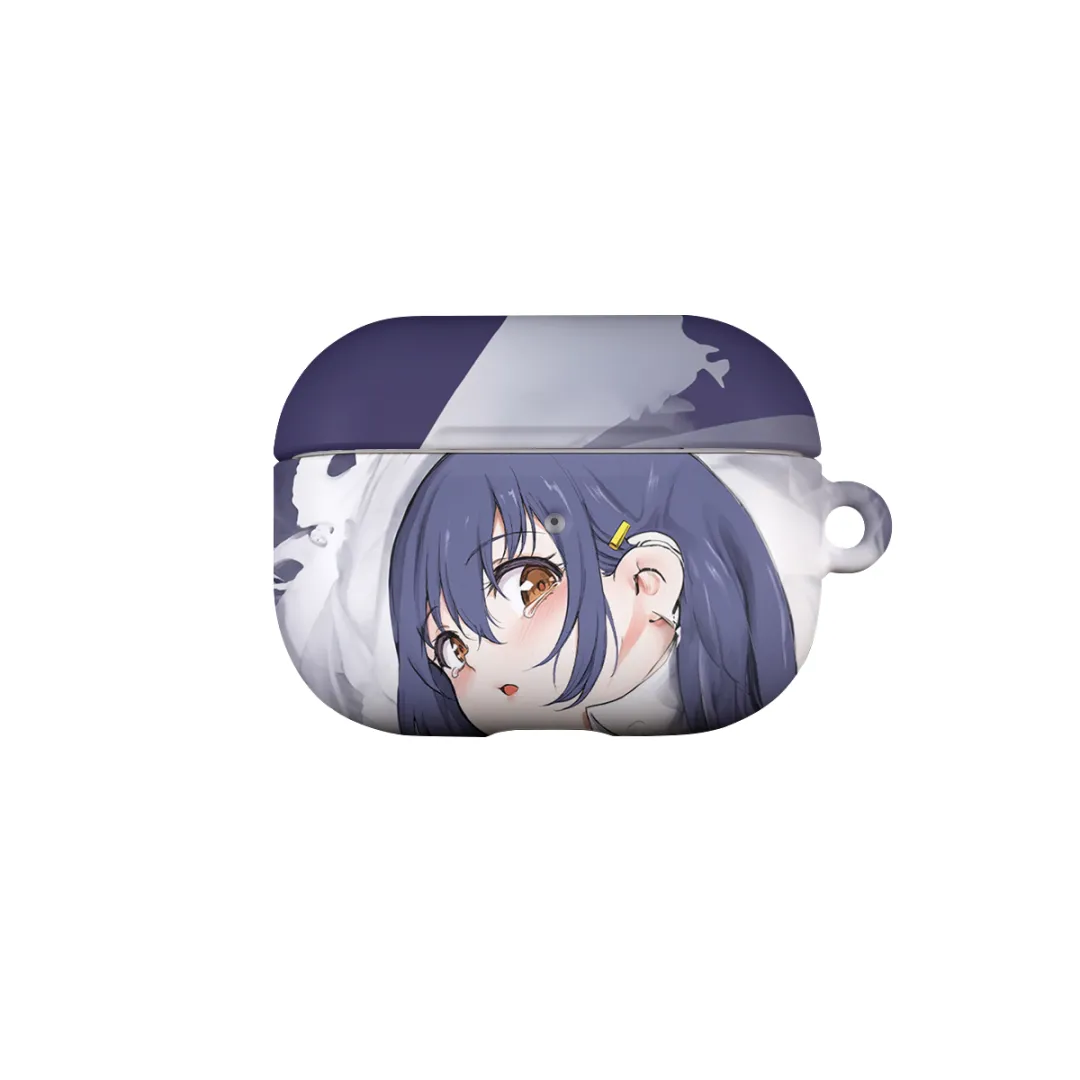 Keshami Compatibility With Apple AirPods Pro 3/Pro 2/AirPods 4/3 PC Matte Hard Shell Individual Tears Anime Girl