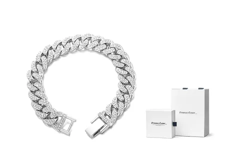 EternalGlory Titanium Steel, Zircon Bracelets Unisex
