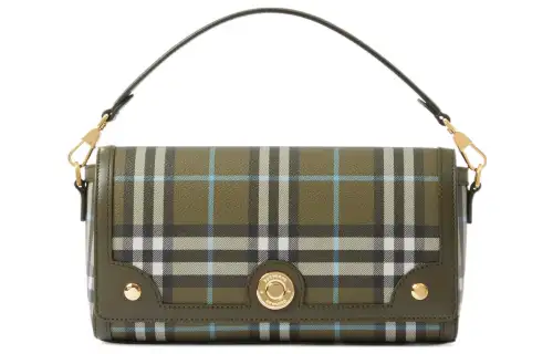 Burberry Canvas Handbag, Shoulder Bag, Crossbody Bag Women's Olive Green