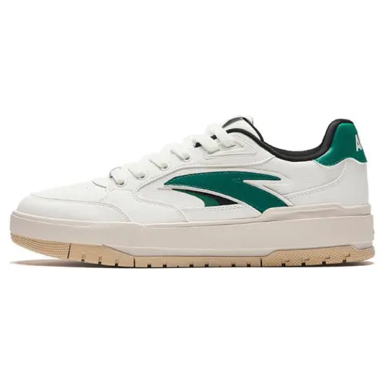 ANTA 982 Skateboard Shoes Men Low-Top White