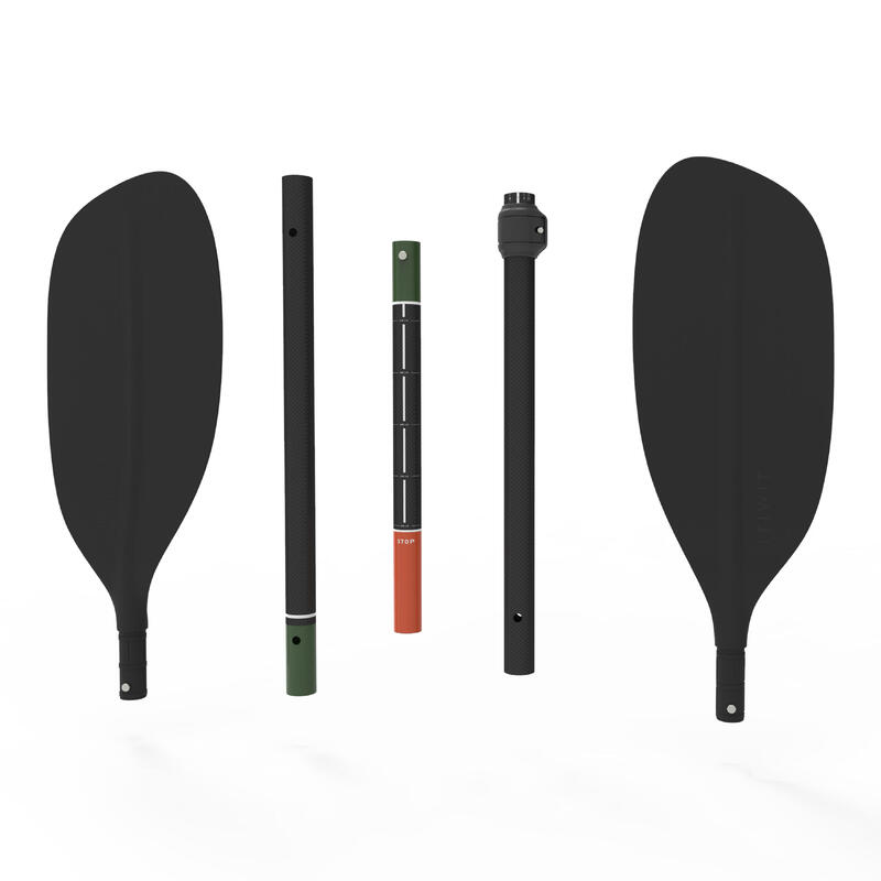 Decathlon DECATHLON ITIWIT PR100 pocket boat packcraft raft portable five-section carbon pole paddle kayak inflatable boat 190-210CM