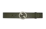 GUCCI All-Over Gg Motif Buckle Belt