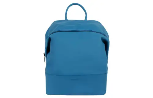 Bottega Veneta Leather Backpack Men's Blue