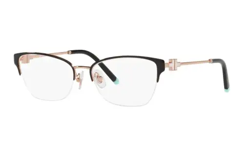 TIFFANY & CO. Metal Irregular Shape Eyeglass Frames Women's Rose Gold