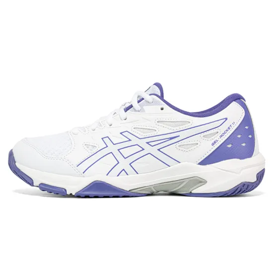 Asics Gel-Rocket Badminton Shoes Women's Low-top Purple