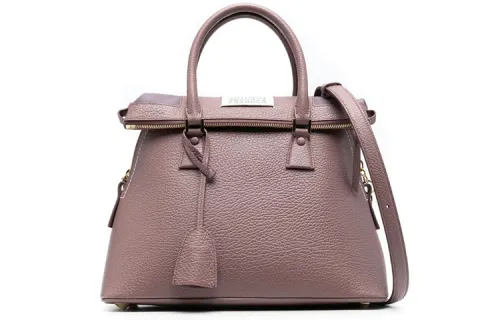 Maison Margiela Logo Patch Zipped Tote Bag