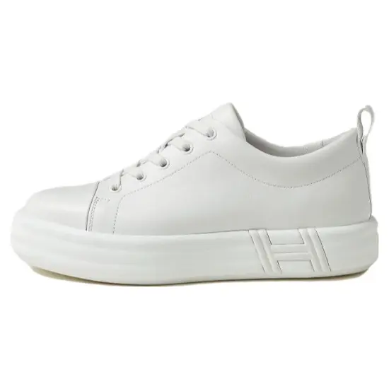 HERMES Happy Skateboard Shoes Women's Low-Top White