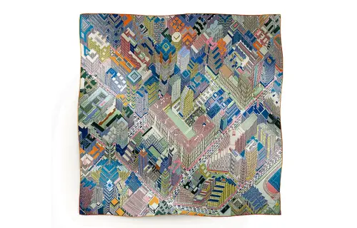 HERMES Scarves Unisex Multicolor