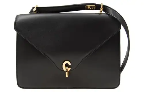 DIOR Cow Leather Envelope Bag, Crossbody Bag, Shoulder Bag Women's Black