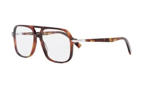DIOR Acetate Aviator Eyeglass Frames Unisex Tortoiseshell