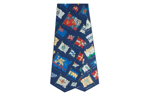 HERMES Silk Scarves Women's Blue
