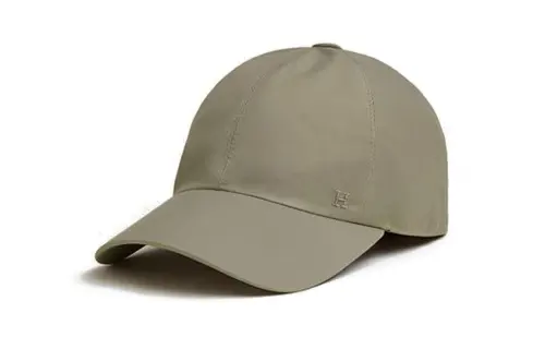 HERMES Cotton Baseball Caps Men's Green