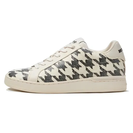 COACH Clip Low-Top Skateboard Shoes Women's Black