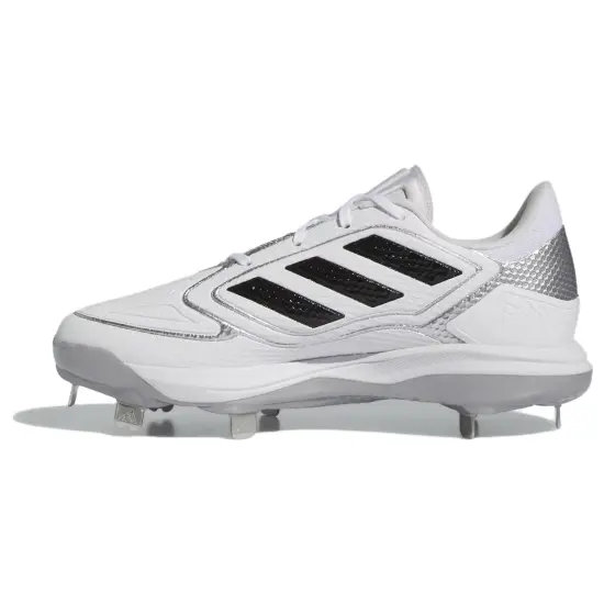 Adidas Adizero Purehustle 3 Cloud White Core Black Silver Metallic Women's