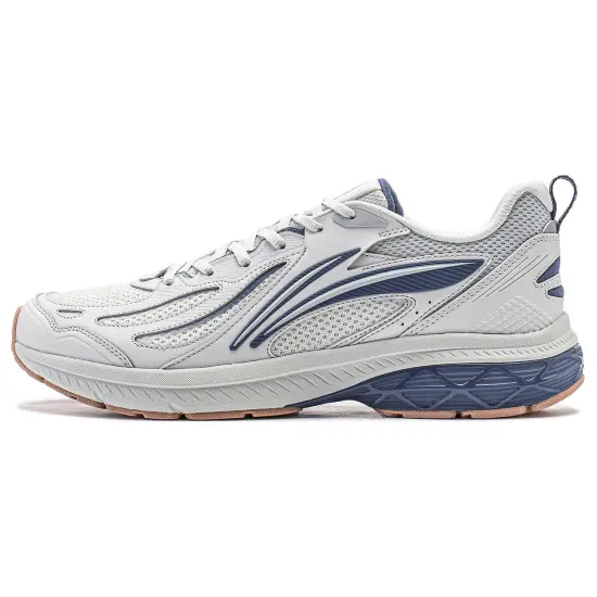 LINING Running Shoes Men Low-Top Light Stone Gray