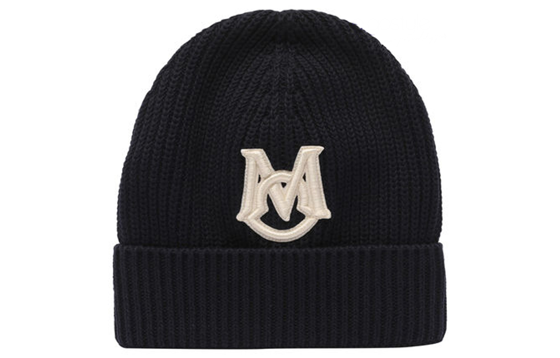 Женская шапка Moncler (синяя)