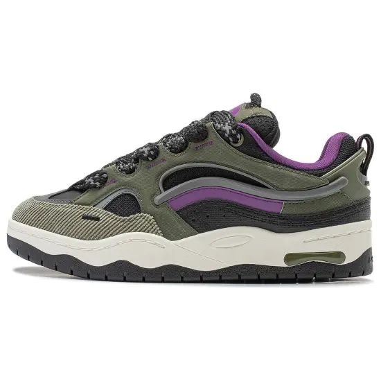 LINING Reputation Casual Shoes Men Low-Top Army Green/Black