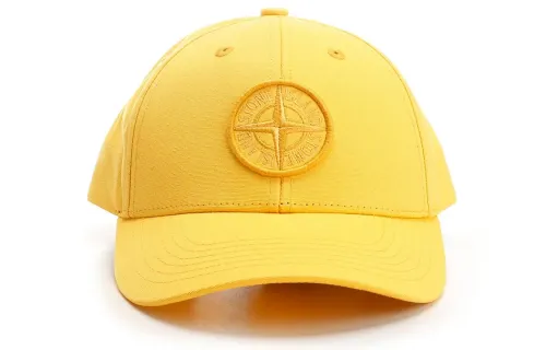 STONE ISLAND Compass Logo Embroidered Baseball Cap