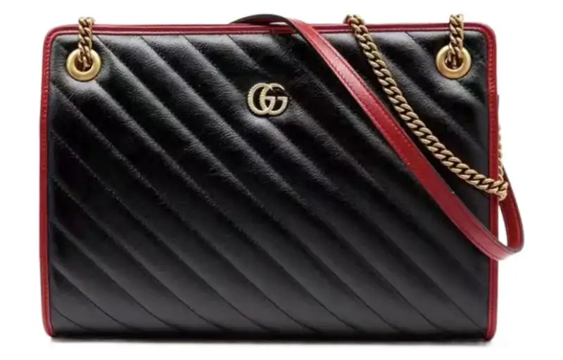 GUCCI GG Marmont Leather Crossbody Bag, Shoulder Bag Women's