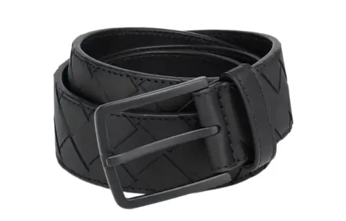 Bottega Veneta Woven Buckled Belt