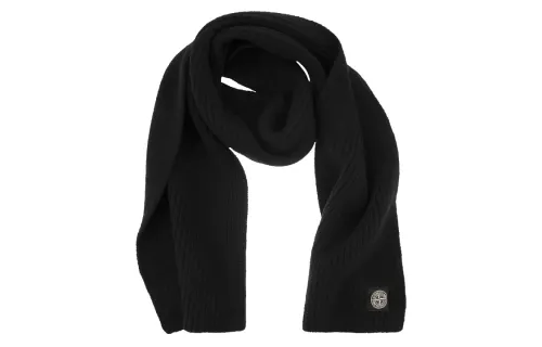 STONE ISLAND Ribbed Compass patch Scarf