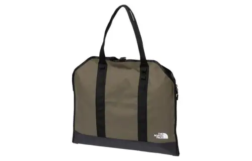 THE NORTH FACE 3.2L Handbag Travel Outdoor Bag Recycled Polyester Taupe Unisex
