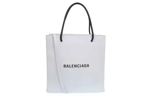 Balenciaga Leather Shoulder Bag, Handbag Regular Women's White