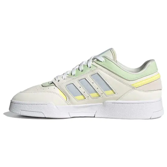 Adidas Originals Drop Step Skateboard Shoes Women's Low-top White/light Gray/light Blue/yellow