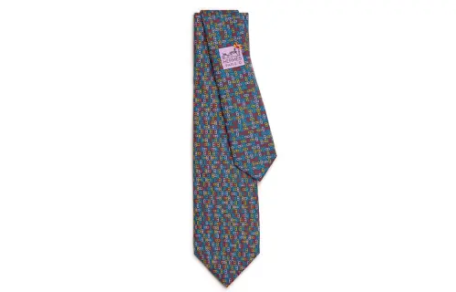 HERMES Ties Men's Blue