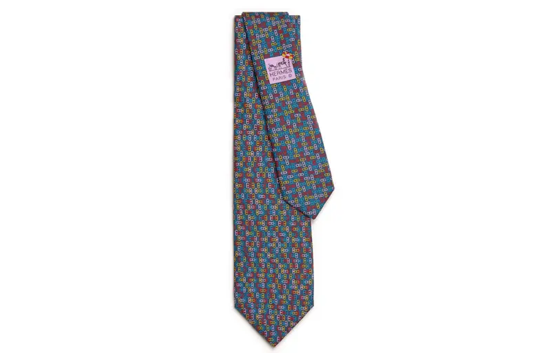 HERMES Ties Men's Blue