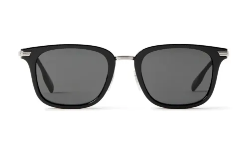 Burberry Nylon Metal Butterfly Sunglasses Men's Black/Silver