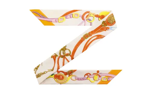 HERMES Twilly Silk Scarves Women's