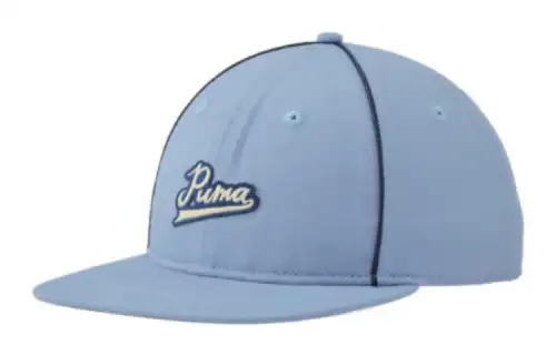 PUMA Cotton Baseball Caps Unisex Blue