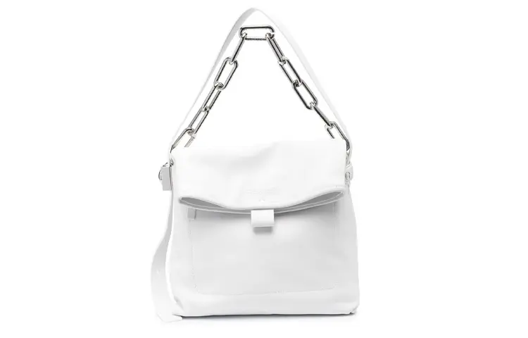 Ow Booster leather shoulder bag