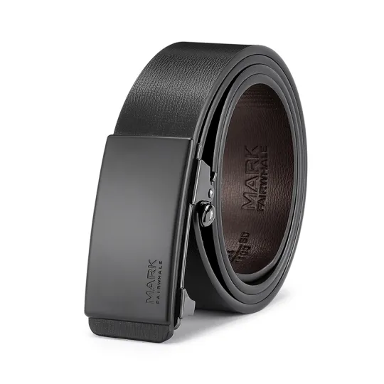 FAIRWHALE Split Cow Leather Belts Men's Width 3.4CM