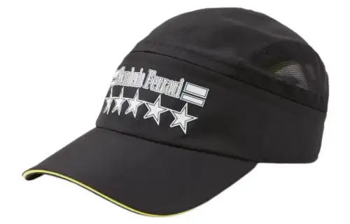 PUMA Polyester, Cotton, Polyamide, Elastane Baseball Caps Unisex Black