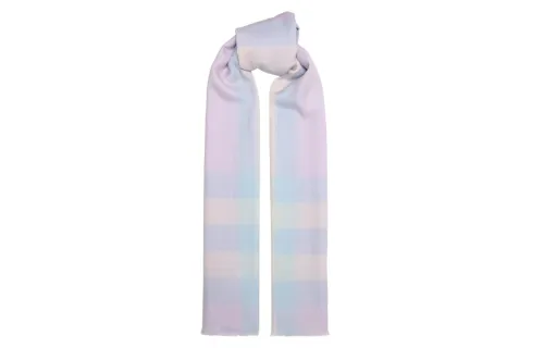 Burberry Cashmere Knit Scarves Men's Purple