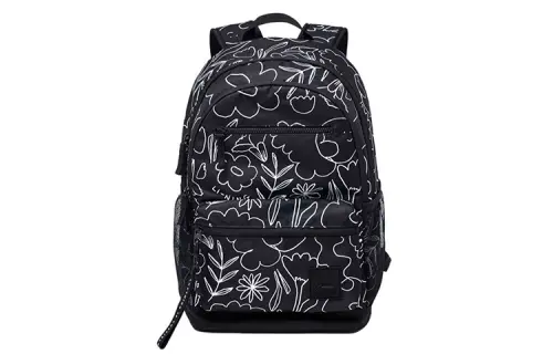 Li Ning Sports Life Collection Polyester Backpack Regular Unisex Black
