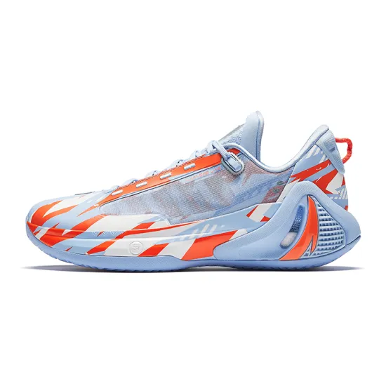ANTA GH4 Basketball Shoes Men Low-Top Blue Red