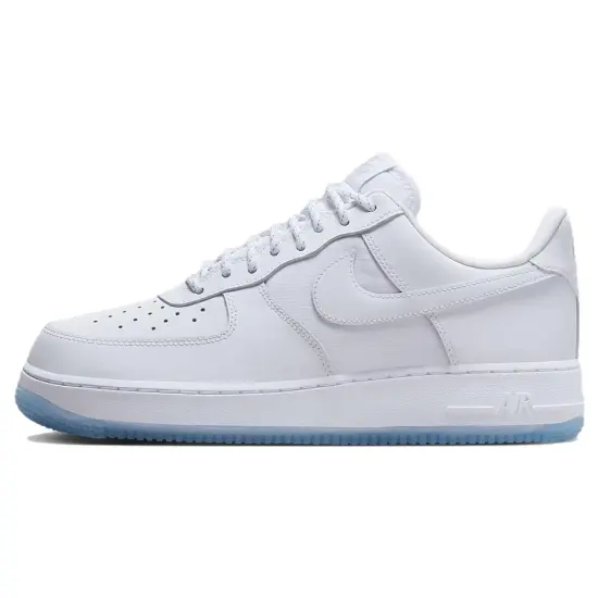Nike Air Force 1 Low '07 White Ice Blue Sole Men's