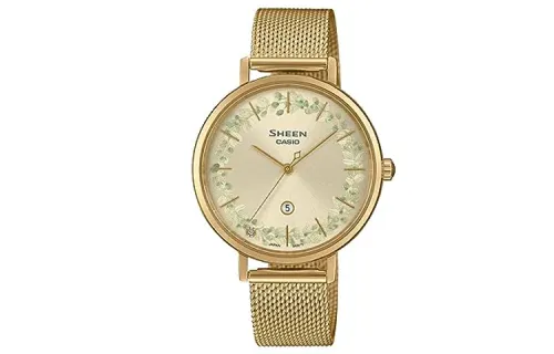 CASIO Women's SHEEN Gold Watch