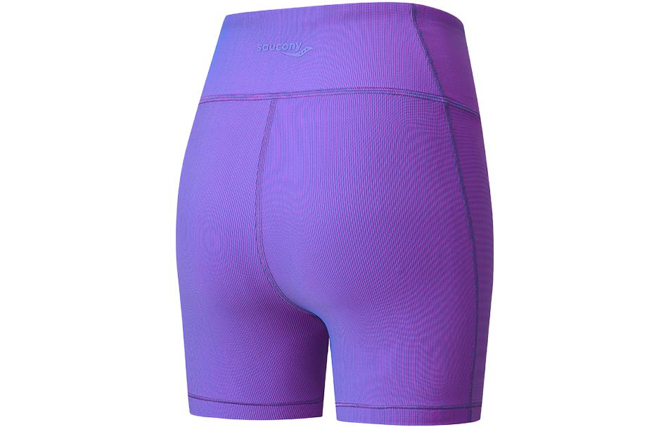 Saucony Sports Shorts Women’s Purple Blue Moderate Tight Pants