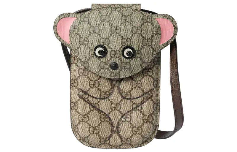 GUCCI Ophidia Canvas With Leather Binding Canvas Bag, Crossbody Bag, Shoulder Bag Men's