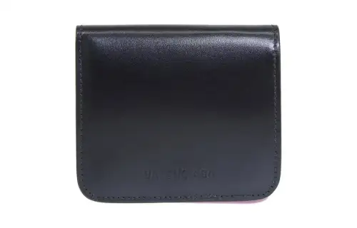 Balenciaga Leather Wallet Regular Women's Black