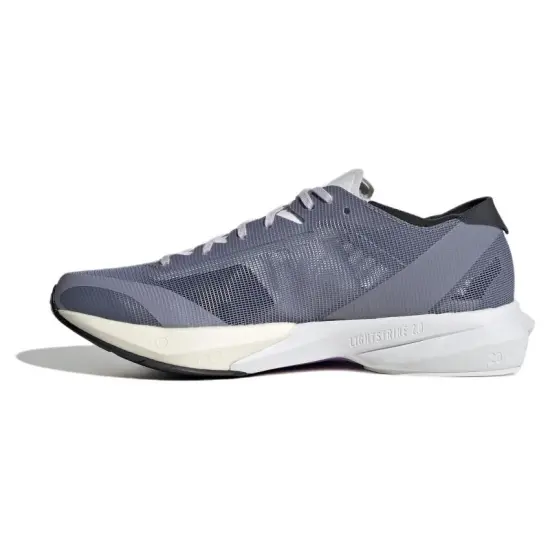 Adidas Adizero Adios 8 Running Shoes Women's Low-Top Gray Purple/Black
