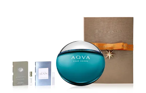 BVLGARI Bvlgari, genuine gift box, perfume, marine set, 50 ml, 100 ml
