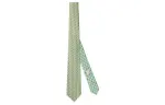GUCCI Mulberry Silk Cupro Ties Men's Dark Green